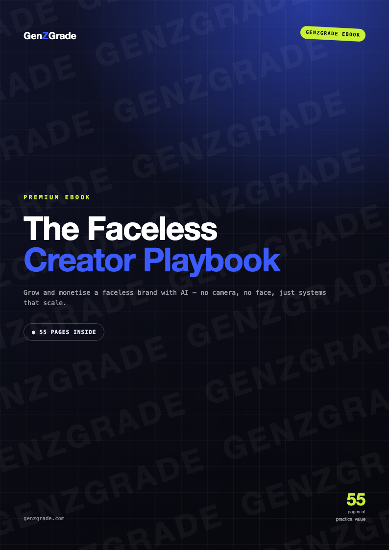 The Faceless Creator Playbook